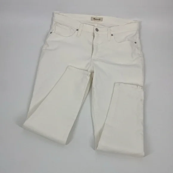Madewell White Women's Jeans - Picture 1 of 4